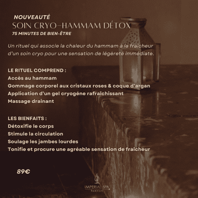 Rituel Cryo - Hammmam - Détox
